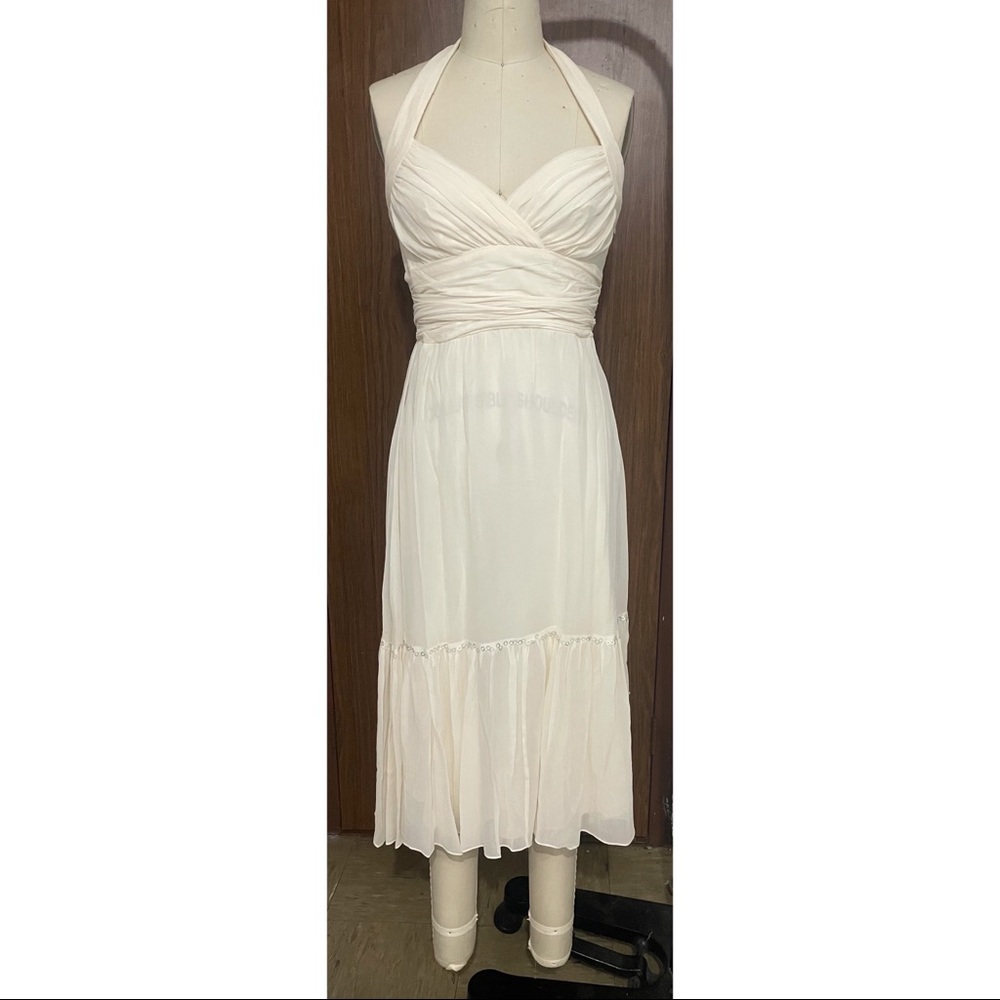 BCBGMaxAzria silk chiffon dress